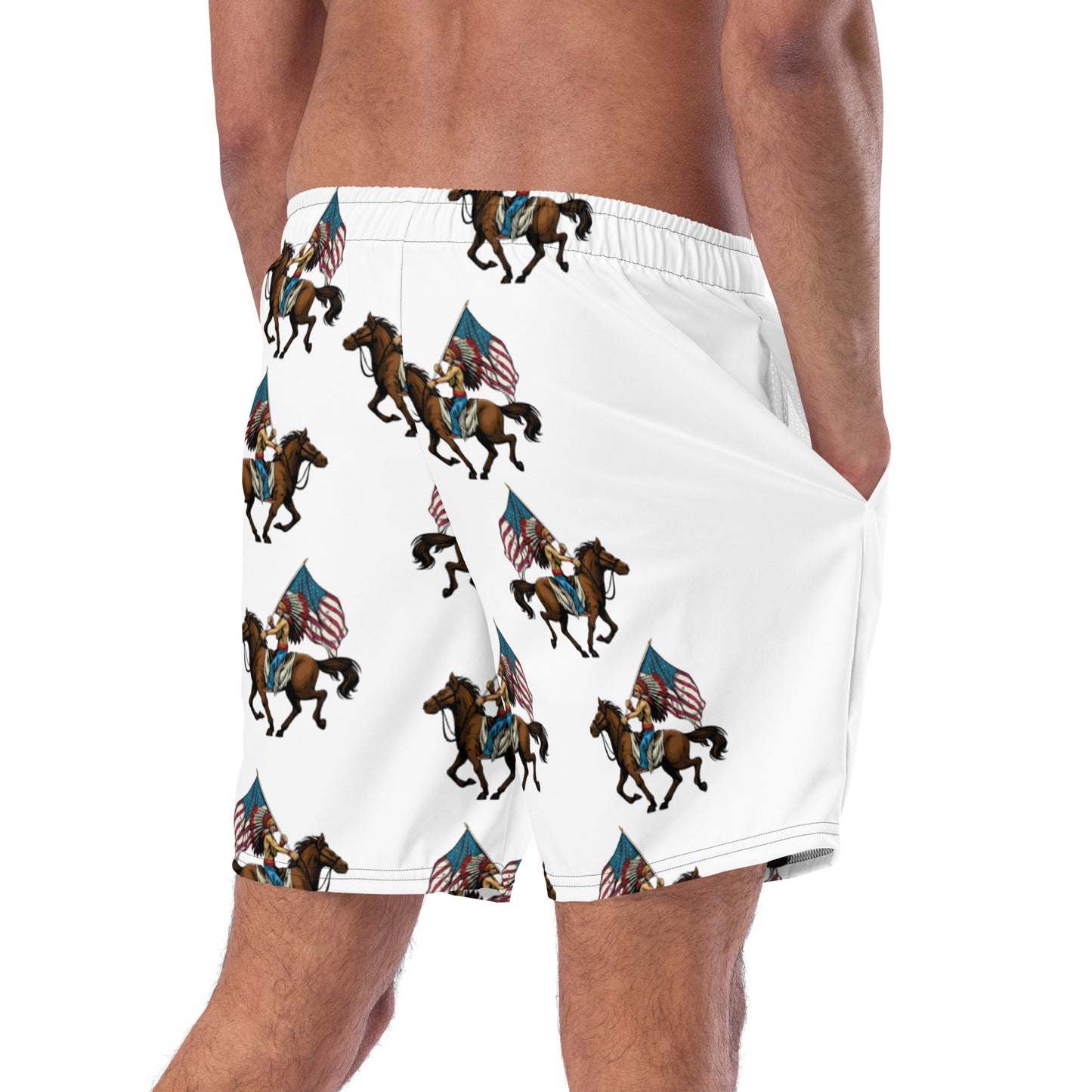 Indian Warrior Swim Trunks