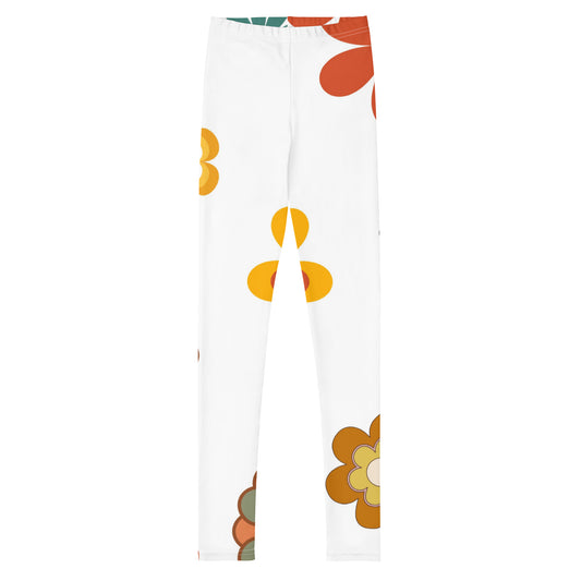 Youth Leggings with all over flower print