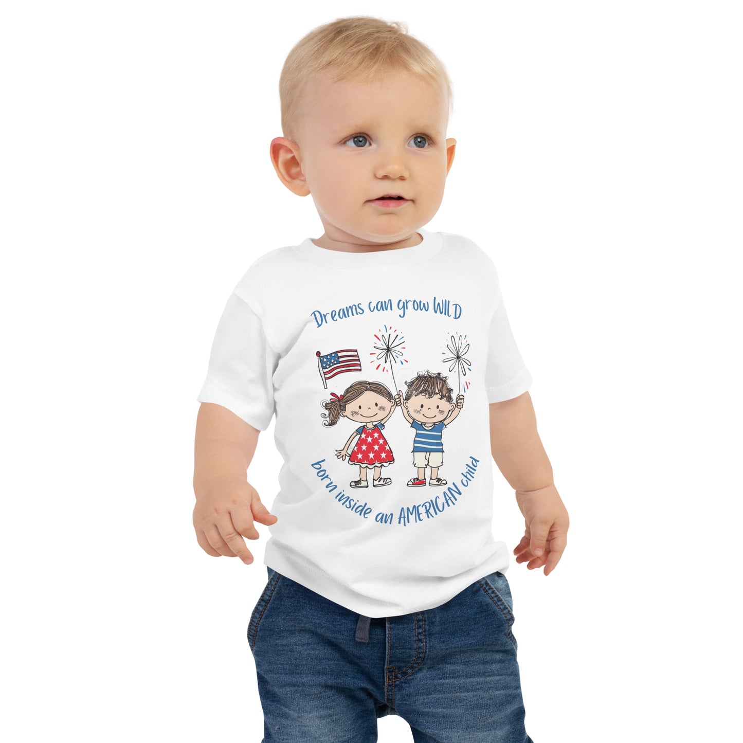 Baby Short Sleeve Dreams Can Grow Wild
