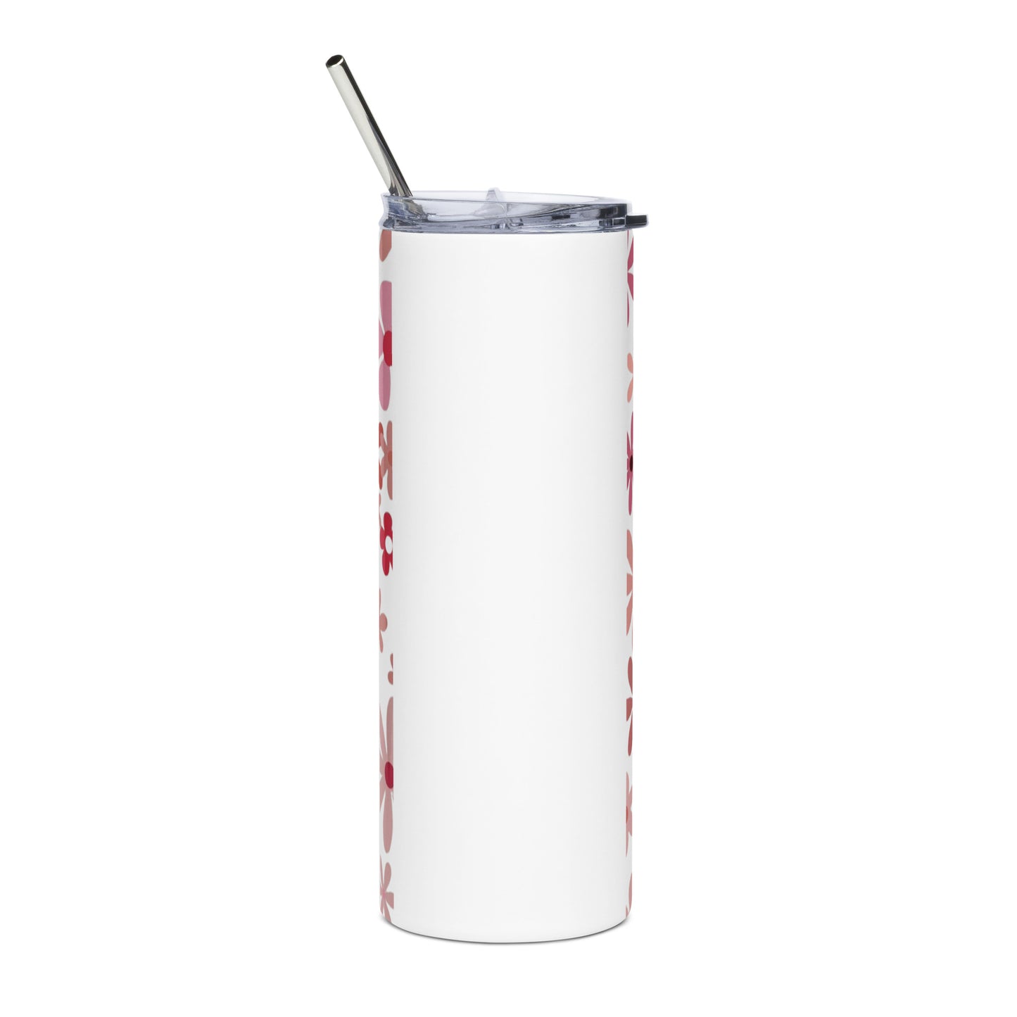Pink Floral tumbler