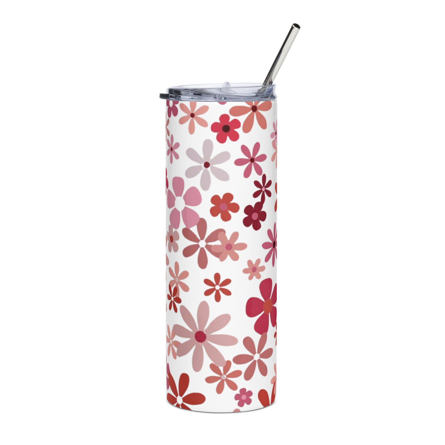 Pink Floral tumbler