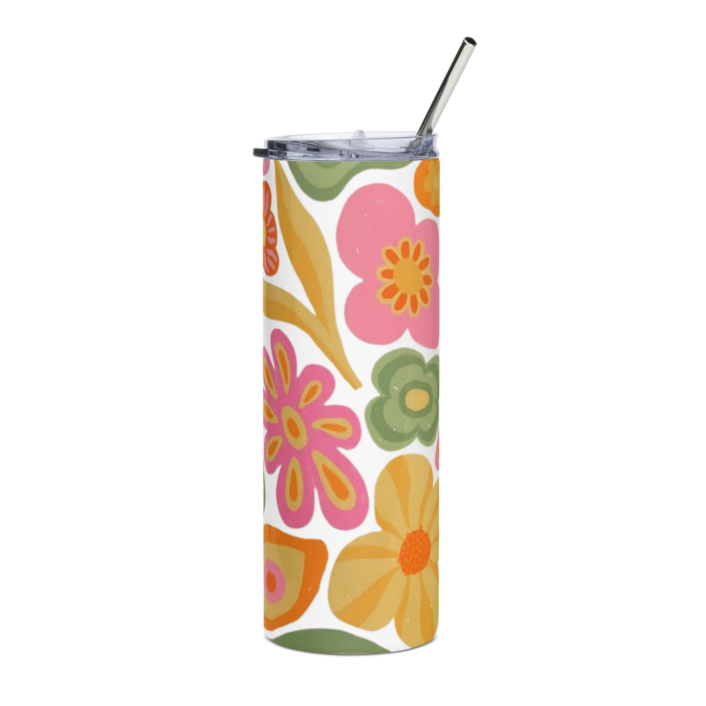 Neon Flower tumbler