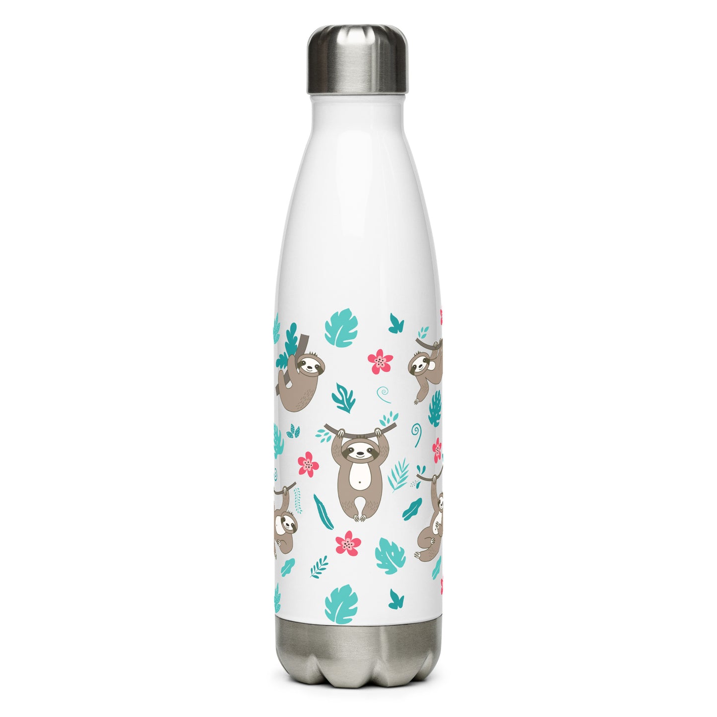 Sloth stainless steel water bottle
