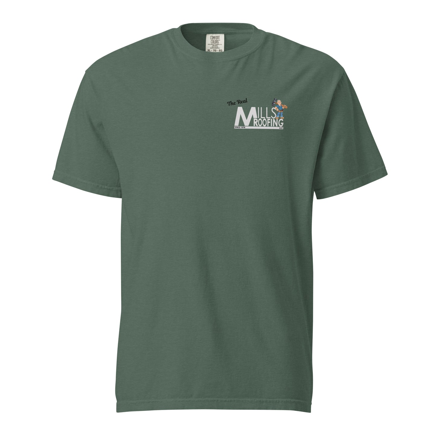 Mills Roofing White Logo