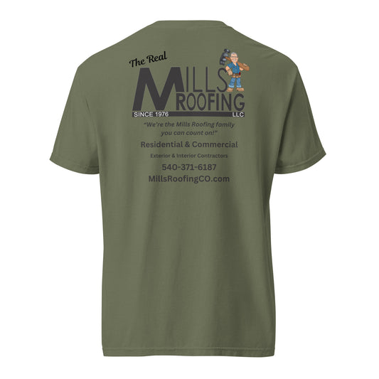 Mills Roofing Black Logo