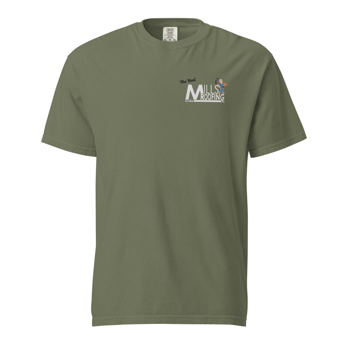 Mills Roofing White Logo