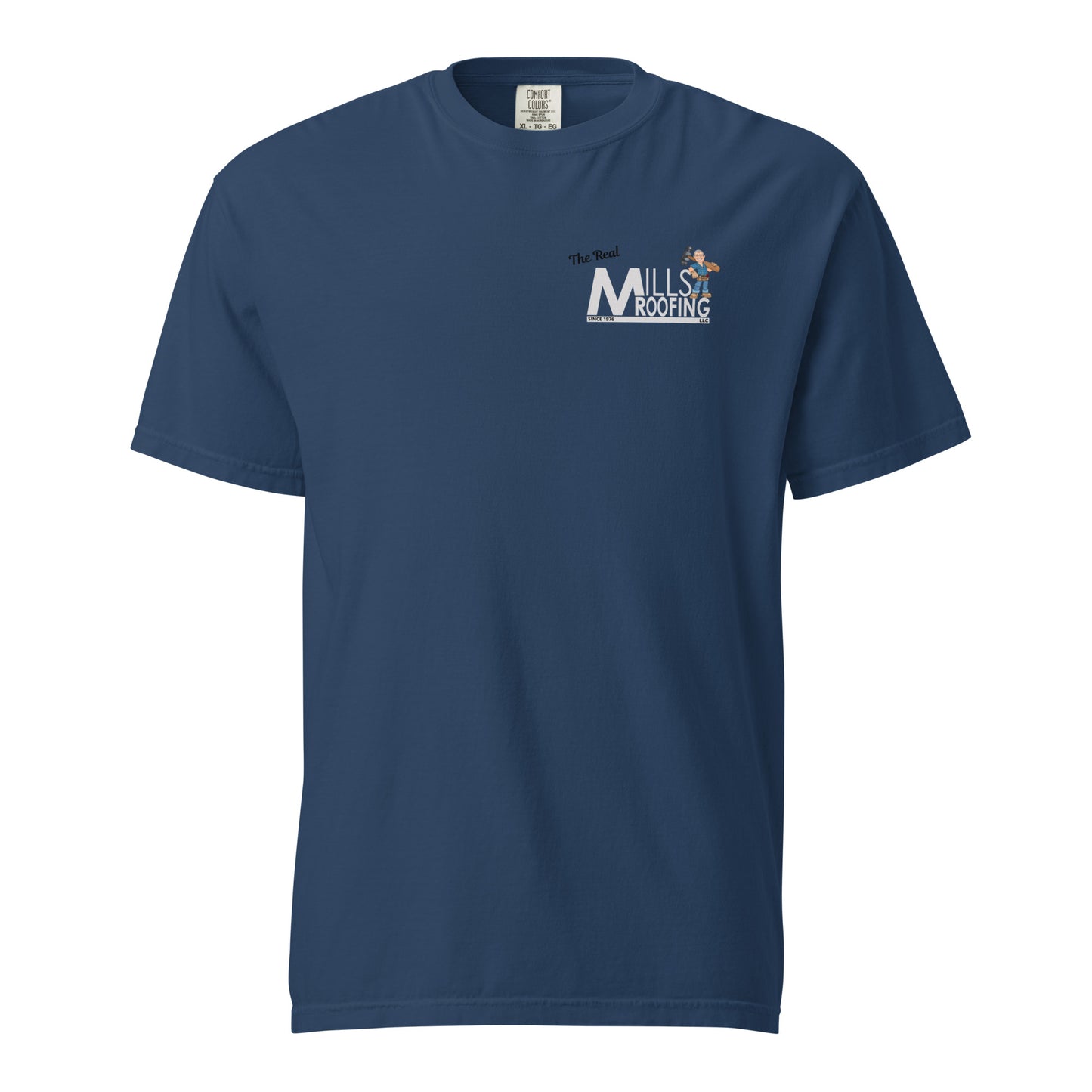 Mills Roofing White Logo