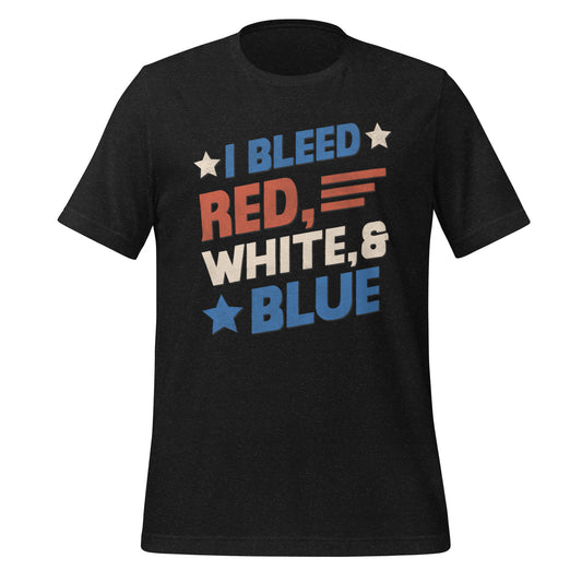 I bleed red, white & blue!