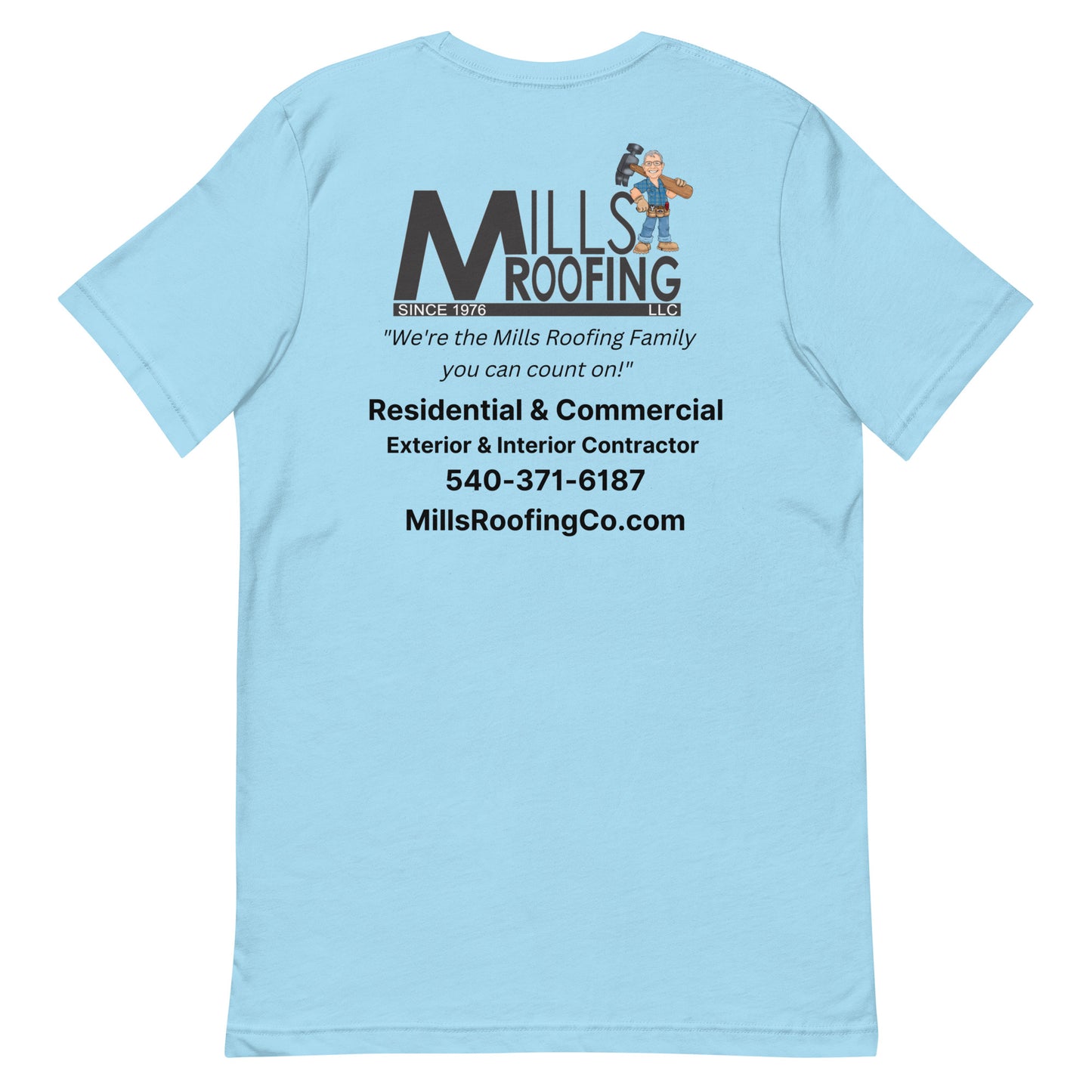 50/50 Mills Roofing Tee