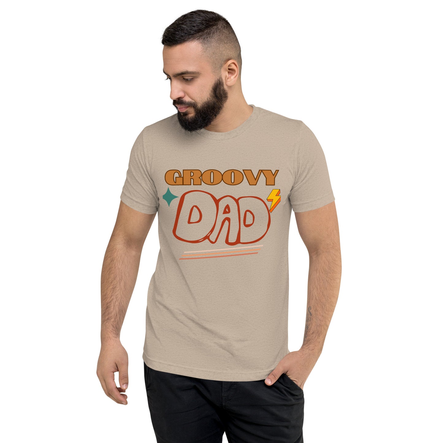 Groovy Dad Tri-Blend Tee