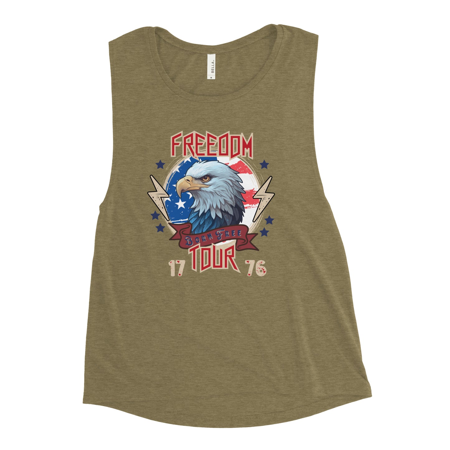 Ladies’ Muscle Tank | Freedom Eagle