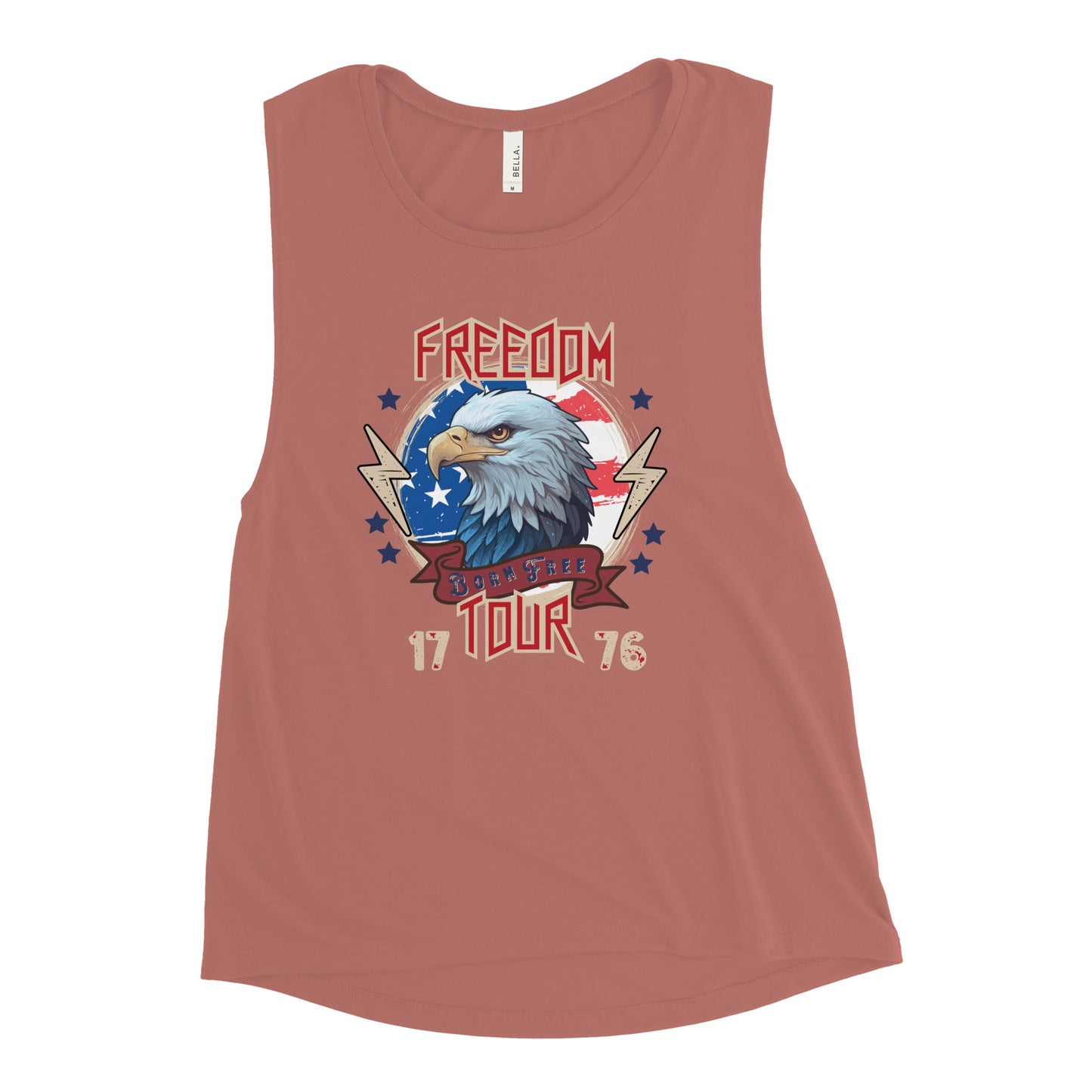 Ladies’ Muscle Tank | Freedom Eagle